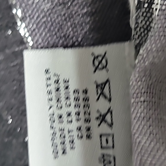 Aldo Black and White Fringed Scarf Wrap - Picture 4 of 6